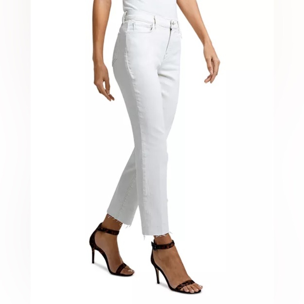 EUC L’agence Sada‎ High Rise Crop Slim Jeans In Macadamia Womens Size 29